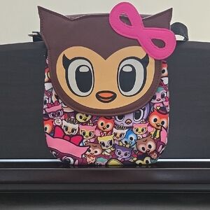 Tokidoki Neon Star Owl Print Crossbody Bag